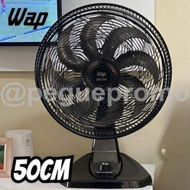 WAP FLOW TURBO Ventilador 2 em 1 Mesa e Parede 180W 50 cm 8 Pás Potente Silencioso