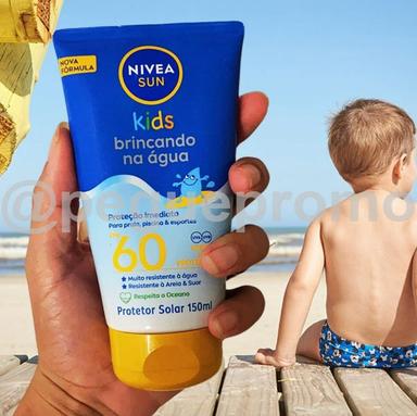 NIVEA SUN Protetor Solar Kids Brincando na Água FPS 60 150ml