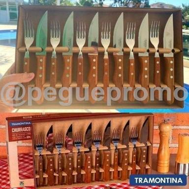 Jogo Churrasco Inox 12pc Dynamic